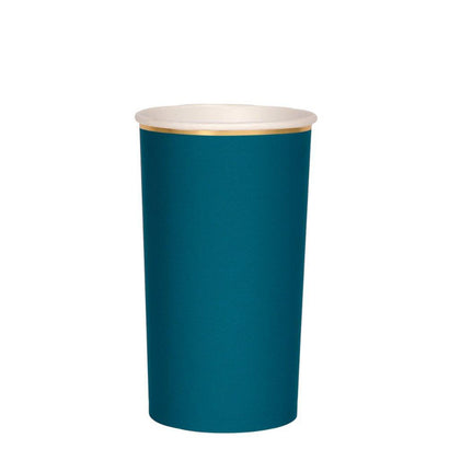 Teal Highball Cups